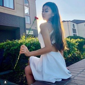 Windsor White Mini Dress | Size Small